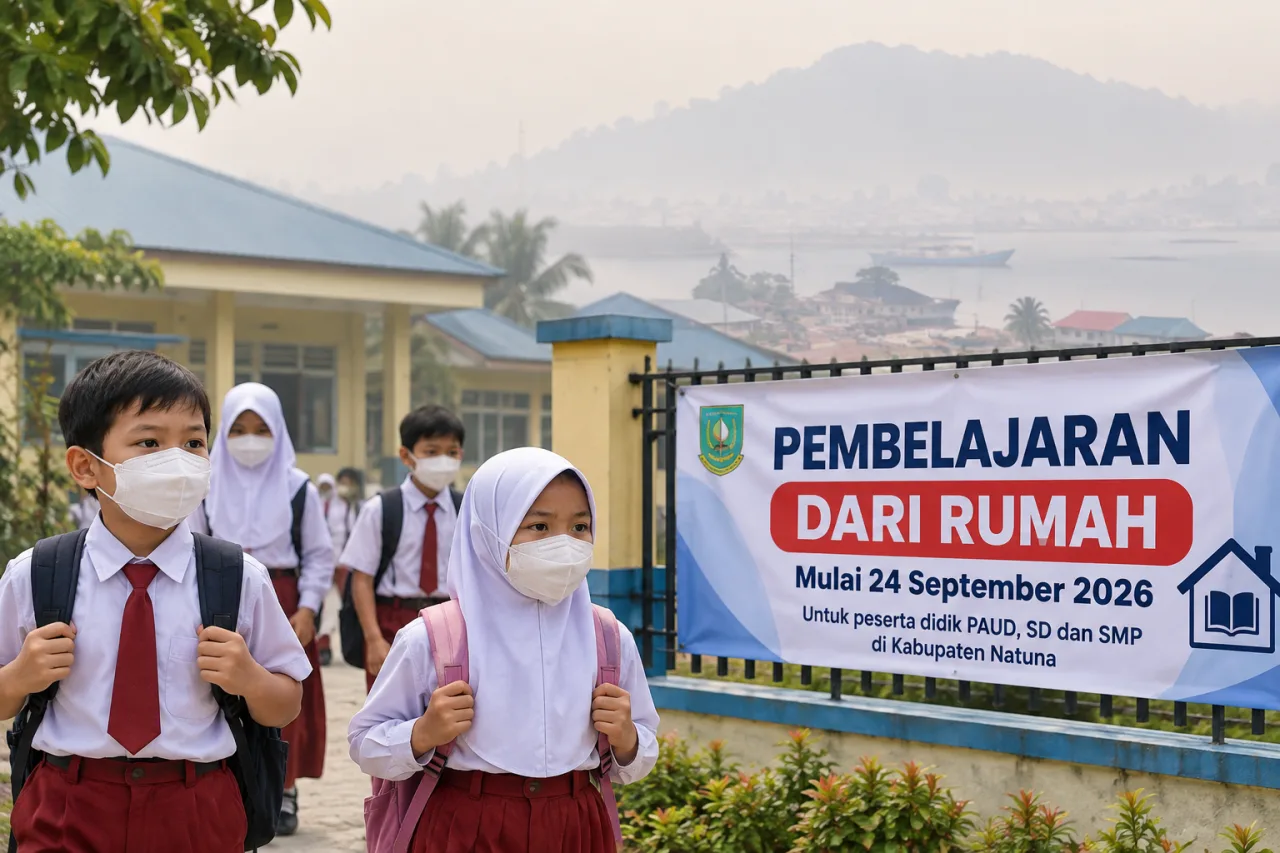 Sekolah di Natuna Kembali Terapkan Belajar dari Rumah Mulai 24 September 2026, Ini Alasannya
