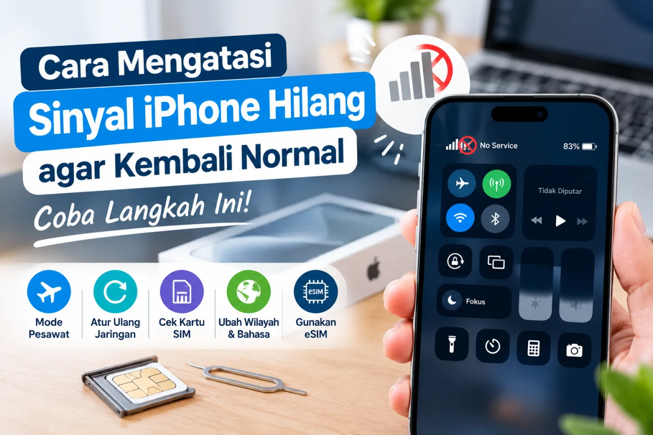 Cara Mengatasi Sinyal iPhone Hilang agar Kembali Normal, Coba Langkah Ini