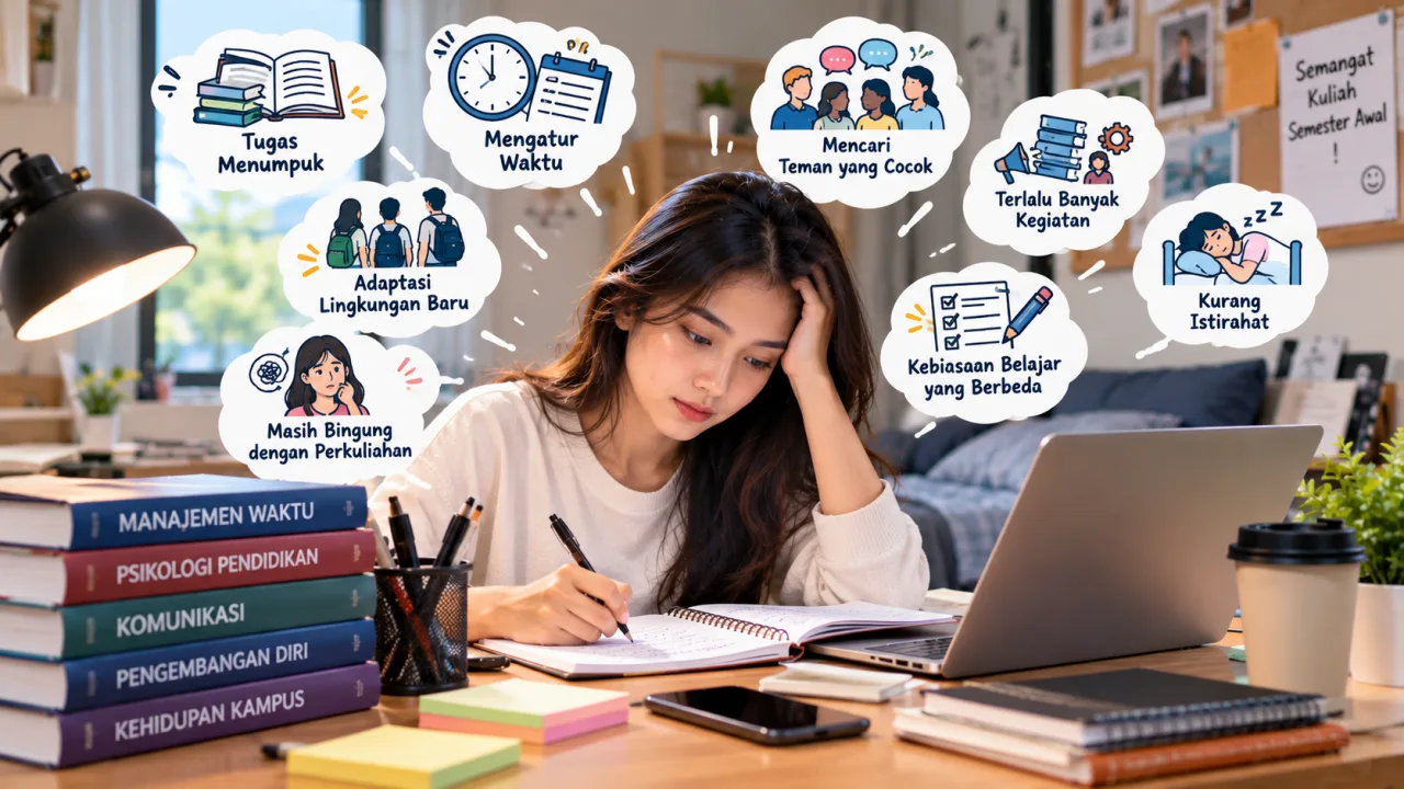 Hal yang Sering Membuat Mahasiswa Kewalahan di Semester Awal dan Cara Mengatasinya
