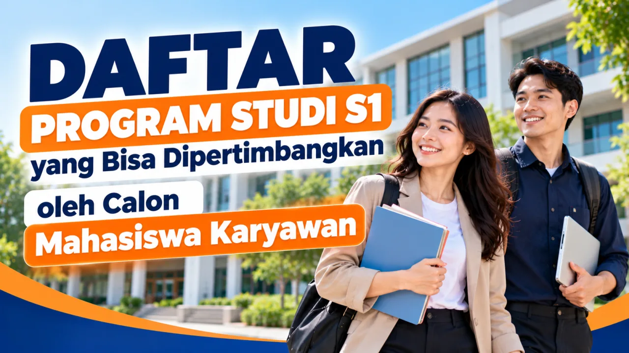 Daftar Program Studi S1 yang Bisa Dipertimbangkan oleh Calon Mahasiswa Karyawan