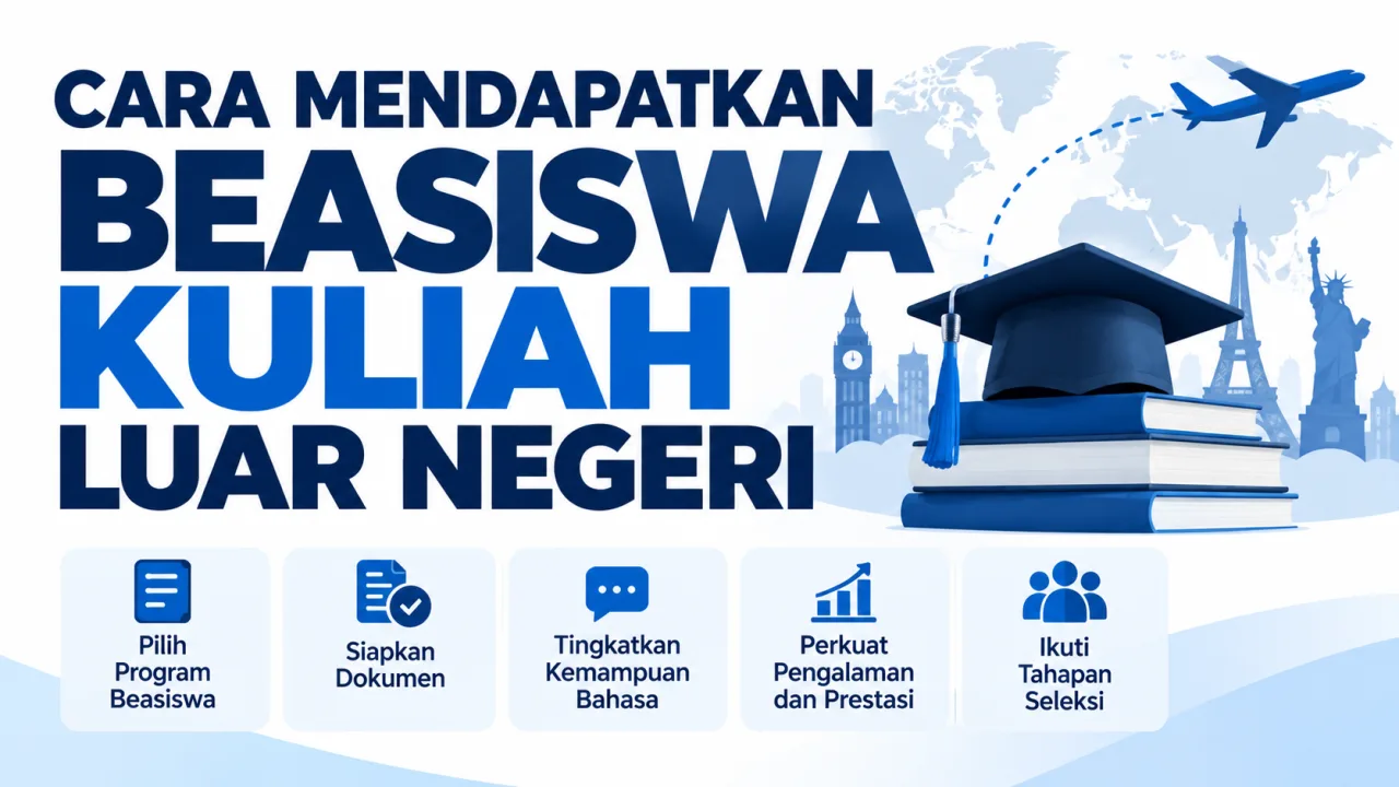 Cara Mendapatkan Beasiswa Kuliah Luar Negeri 2027