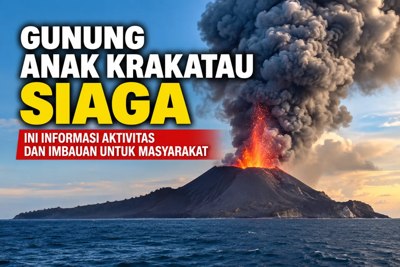 Gunung Anak Krakatau Siaga, Ini Informasi Aktivitas dan Imbauan untuk Masyarakat