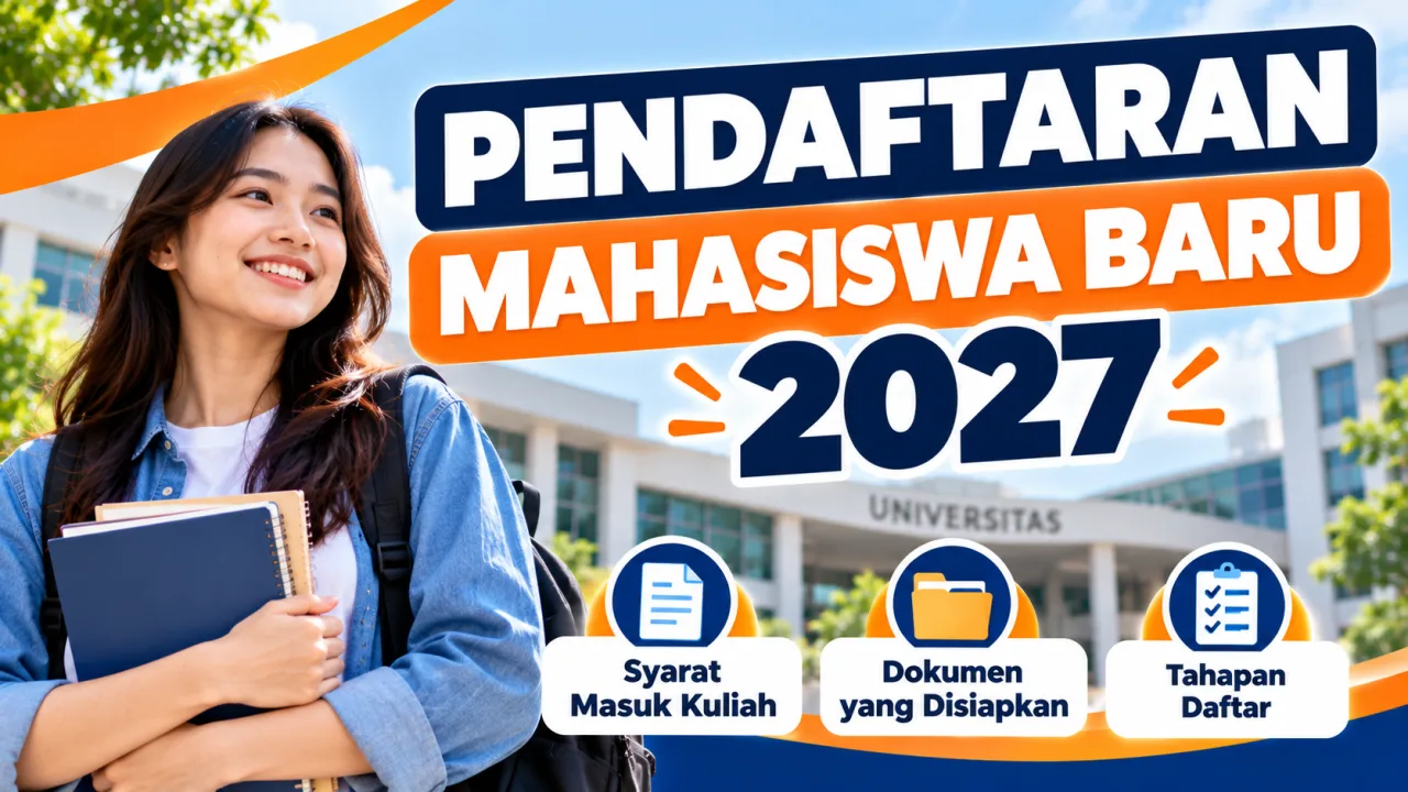 Panduan Pendaftaran Mahasiswa Baru 2027: Syarat, Dokumen, dan Tahapan Daftar