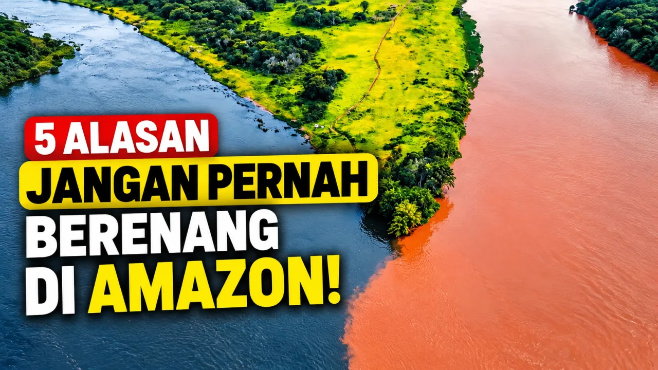 5 Alasan Berenang di Sungai Amazon Bisa Berbahaya
