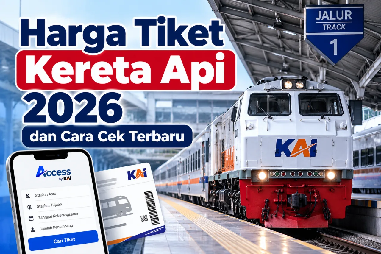 Cara Cek Harga Tiket Kereta Api 2026 dan Biaya Perjalanan Terbaru