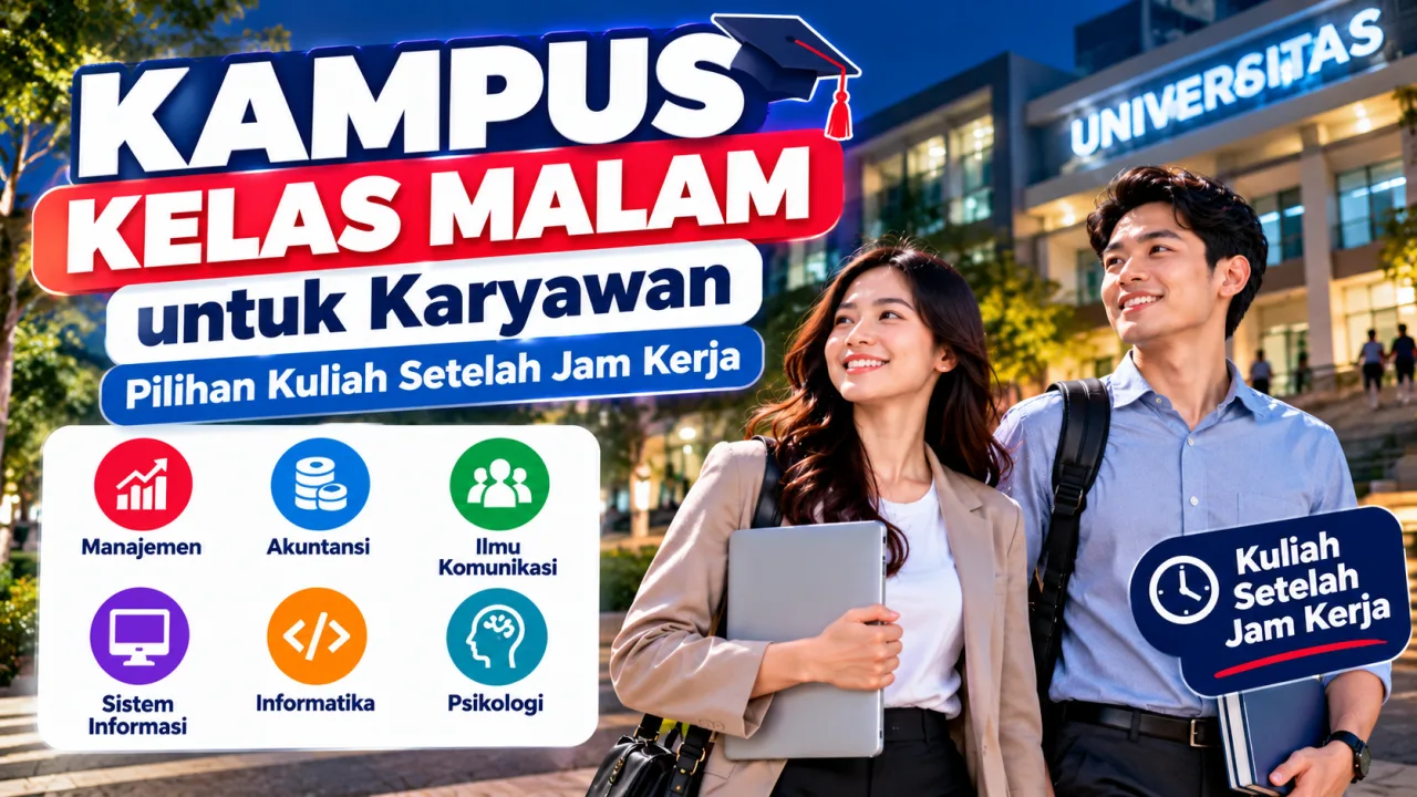 Kampus Kelas Malam untuk Karyawan: Pilihan Kuliah Setelah Jam Kerja