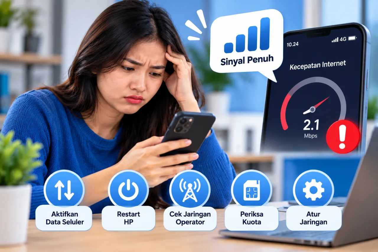 Cara Mengatasi Internet HP Lemot