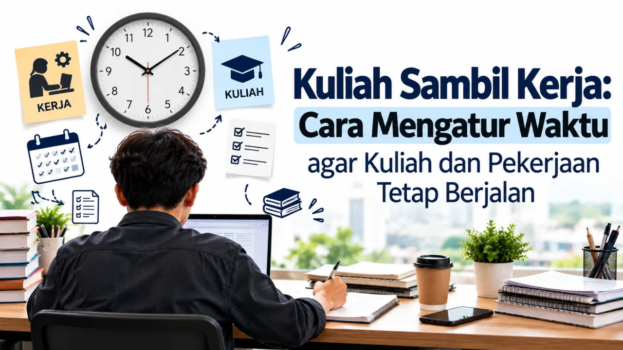 Kuliah Sambil Kerja: Cara Mengatur Waktu agar Kuliah dan Pekerjaan Tetap Berjalan