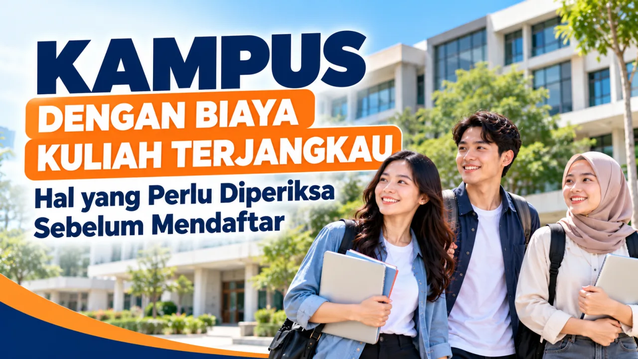 Kampus dengan Biaya Kuliah Terjangkau: Hal yang Perlu Diperiksa Sebelum Mendaftar